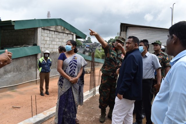 Field visit to affected areas in Ambagamuwa Korale Divisional secretariat Division